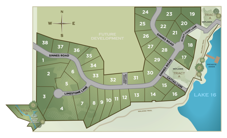 Lake 16 Site Map